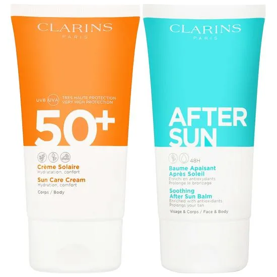 Clarins Bundles Duo: Cream SPF 50 150ml & Aftersun Balm 150ml