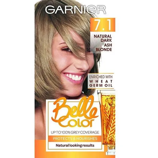 Garnier Belle Colour Creme Permanent 7.1 Natural Dark Ash Blonde