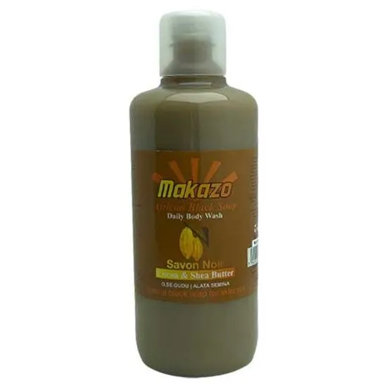 Makazo African Black Soap Cocoa & Shea Butter Daily Body Wash