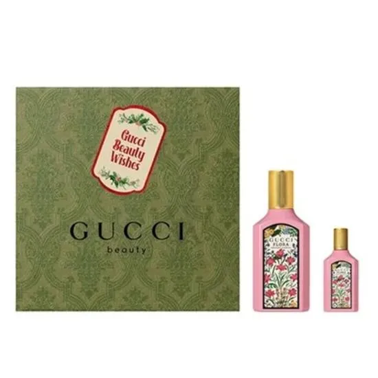 Gucci Flora Gorgeous Gardenia Eau De Parfum Gift Set 50ml Eau De Parfum + 10ml Eau De Parfum