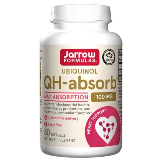 Jarrow Formulas Ubiquinol QHabsorb 100mg Softgels
