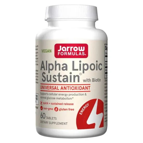 Jarrow Formulas Alpha Lipoic Sustain 300mg With Biotin Tablets