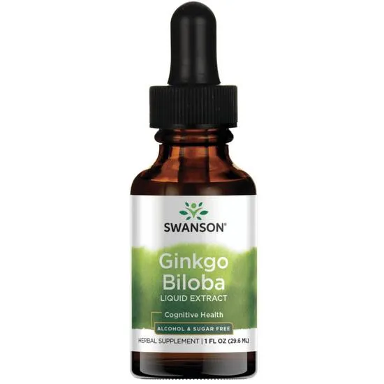 Swanson Ginkgo Biloba Liquid Extract 250mg