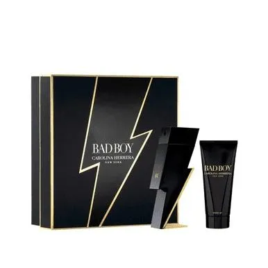 Carolina Herrera Bad Boy Gift Set 100ml Eau De Toilette + 100ml Shower Gel