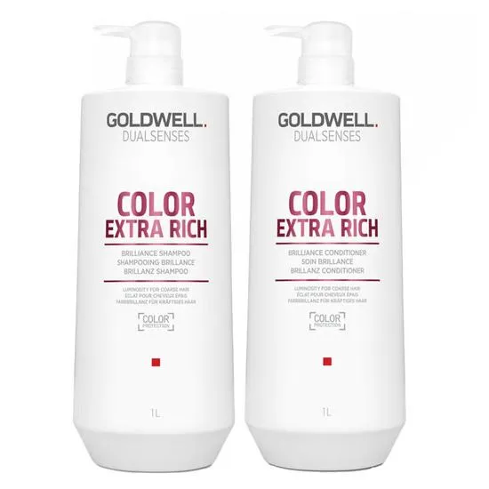 Goldwell Dualsenses Extra Rich Brilliance Shampoo & Extra Rich Conditioner Duo