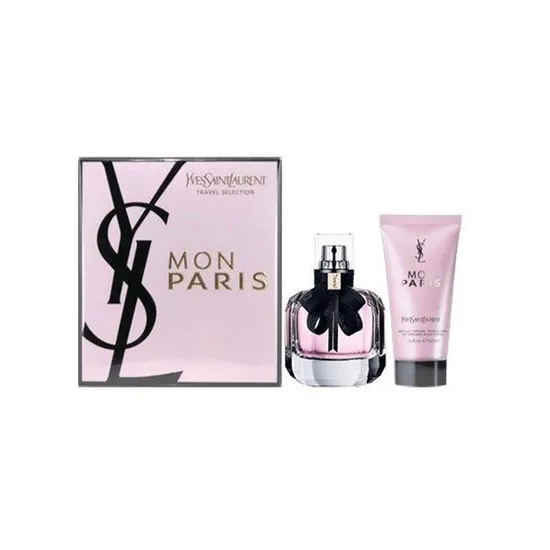 Yves Saint Laurent Mon Paris Gift Set 50ml Eau De Parfum + 50ml Body Lotion