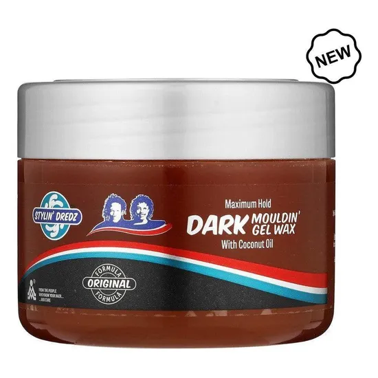 Stylin' Dredz Dredz Maximum Hold Dark Mouldin Gel Wax With Coconut Oil