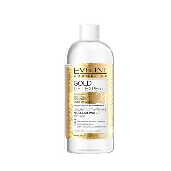 Eveline Gold Lift Expert 3 In 1 Luxury Anti Wrinkle Micellar Water