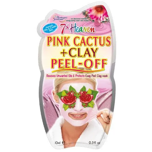 Montagne Jeunesse 7th Heaven Pink Cactus & Clay Peel Off Face Mask