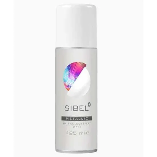Sibel Metallic White Hair Colour Spray