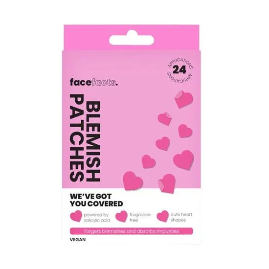 Face Facts Blemish Patches Pink Hearts