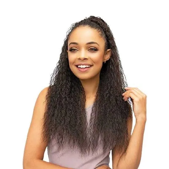 Janet Collection Noir Every Time Synthetic Berry Ds Ponytail 2