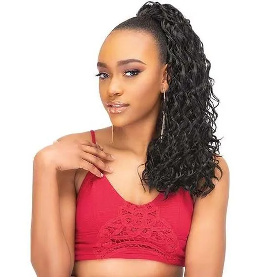 Janet Collection Noir Every Time Synthetic Strawberry DS Ponytail