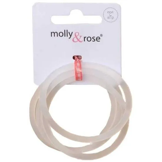 Molly And Rose Silicone Clear Elastics Bands