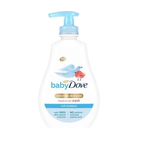 Dove Baby Sensitive Skin Care Rich Moisture Head To Toe Wash