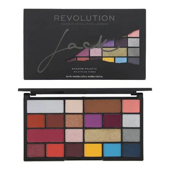 Revolution Jack Eyeshadow Palette 16 x 1g, 4 x 2.5g
