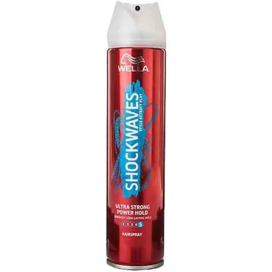 Wella Shock Waves Ultra Strong Power 5 Hold Hairspray