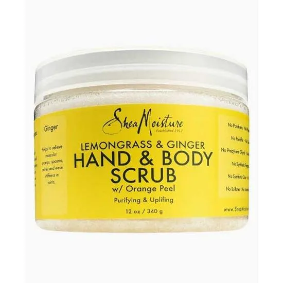 Shea Moisture Lemongrass & Ginger Hand & Body Scrub