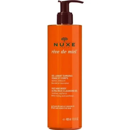 Nuxe Reve De Miel Face & Body Ultra Rich Cleansing Gel