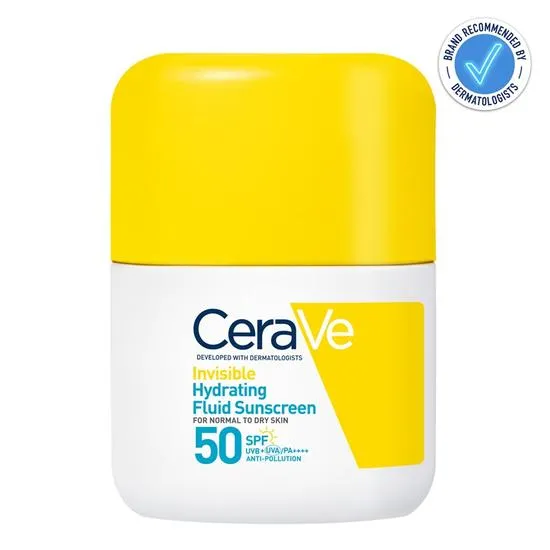 CeraVe Invisible Hydrating Fluid Sunscreen SPF 50