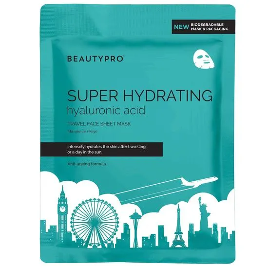 BeautyPro Super Hydrating Travel Face Sheet Mask