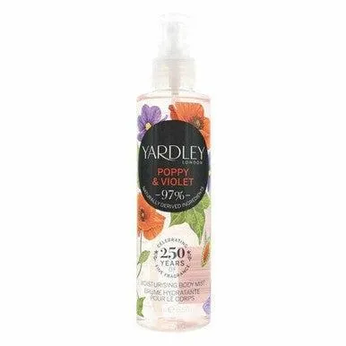 Yardley Poppy & Violet Moisturising Body Mist
