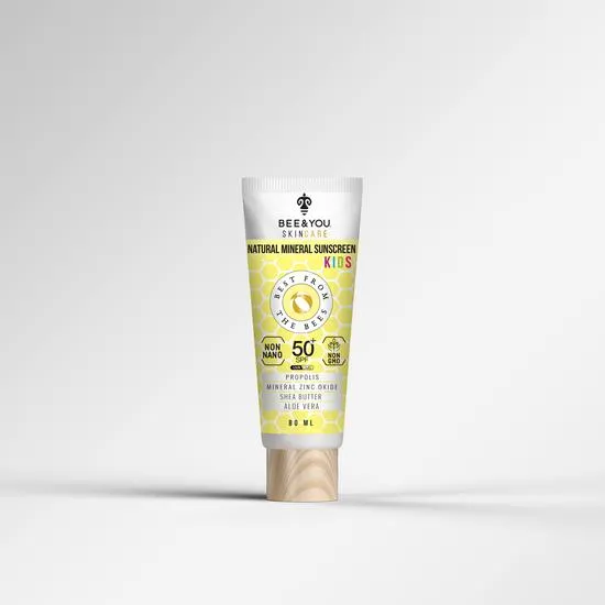 BEE&YOU Skin Care Natural Mineral Sunscreen For Kids SPF 50