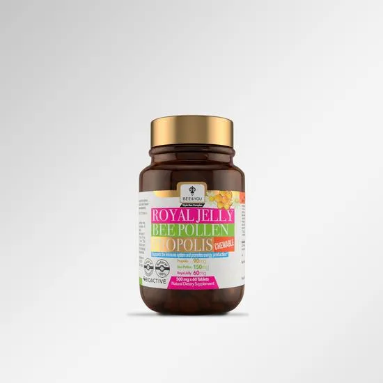 BEE&YOU Royal Jelly Propolis Bee Pollen Chewable Tablets
