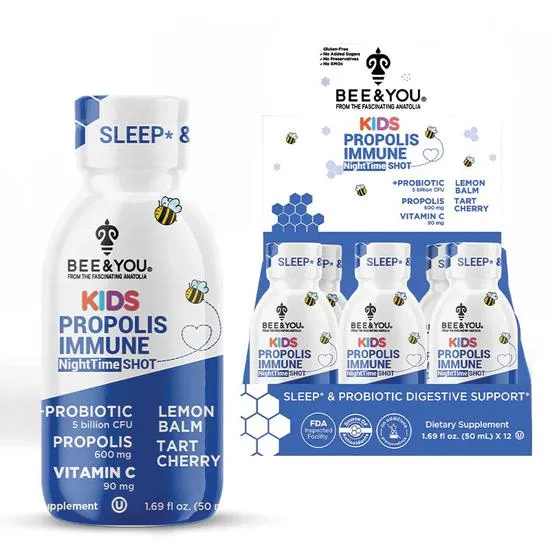 BEE&YOU Kids Propolis Immune NightTime Shot Probiotic