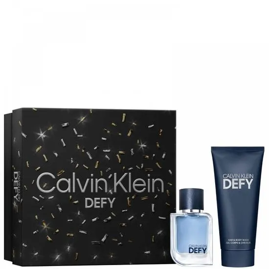 Calvin Klein Defy Gift Set: Eau De Toilette 50ml Shower Gel 100ml