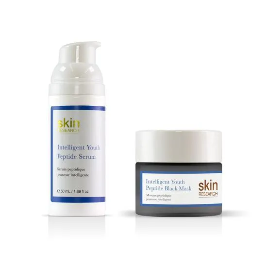 Skin Research Intelligent Youth Peptide Anti-Ageing Serum & Mask Kit