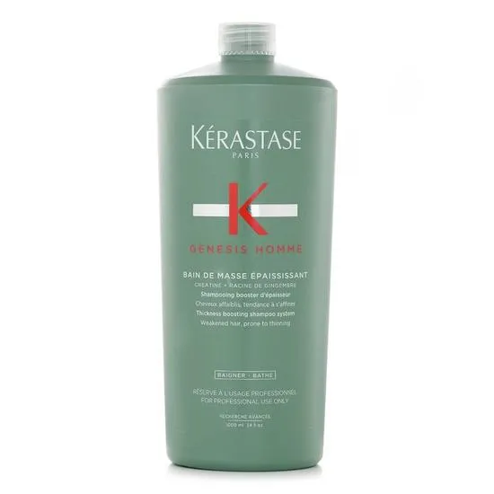 Kérastase Genesis Homme Bain De Masse Epaississant Shampoo 1000ml