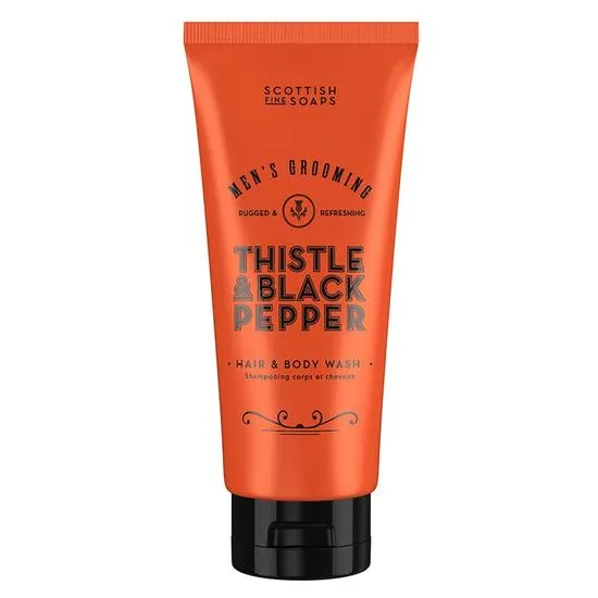 Scottish Fine Soaps Thistle & Black Pepper Hair & Body Wash 200Ml