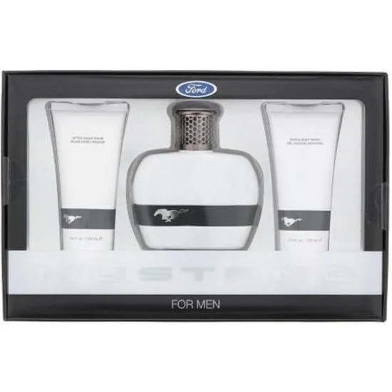 Mustang Gift Set 100ml Eau De Toilette + 100ml Aftershave Balm + 100ml Shower Gel