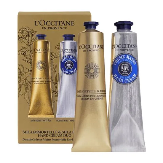 L'Occitane Shea Immortelle & Shea Butter Hand Cream Duo