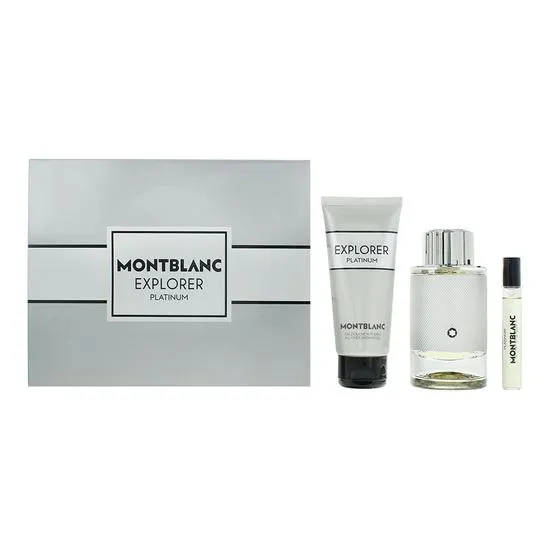 Montblanc Explorer Platinum Eau De Parfum Gift Set