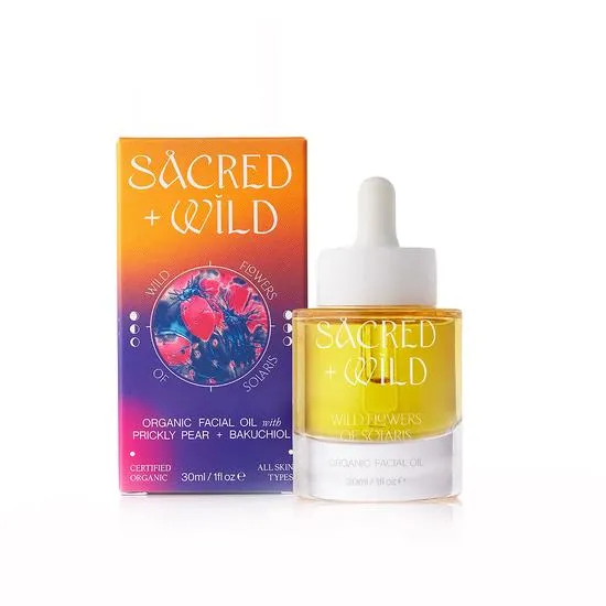 Sacred Wild Organic Facial Oil With Prickly Pear + Bakuchiol