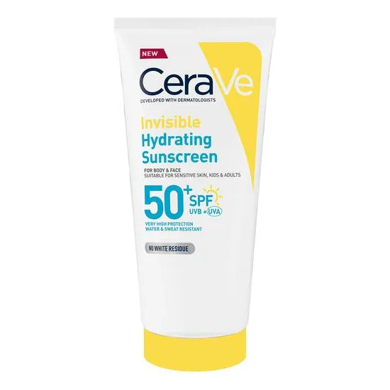 Cerave Invisible Hydrating Sunscreen Spf 50+ 177Ml