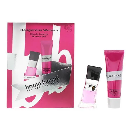 Bruno Banani Dangerous Woman Gift Set 30ml Eau De Toilette + 50ml Shower Gel