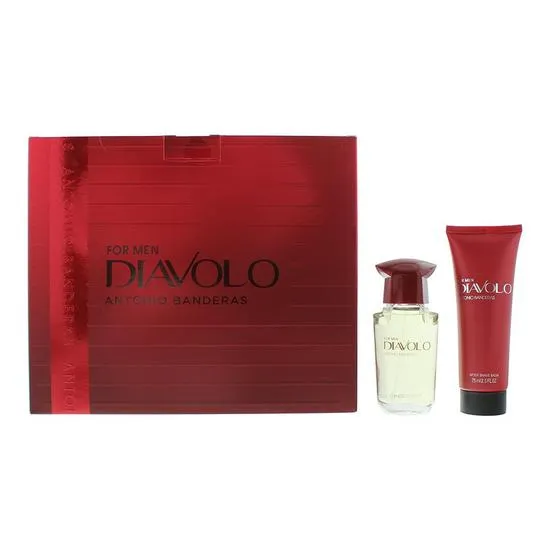 Antonio Banderas Diavolo Eau De Toilette + Aftershave Balm Gift Set