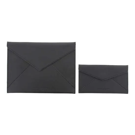 Narciso Rodriguez Not For Sale Duo Black Envelope Pouch