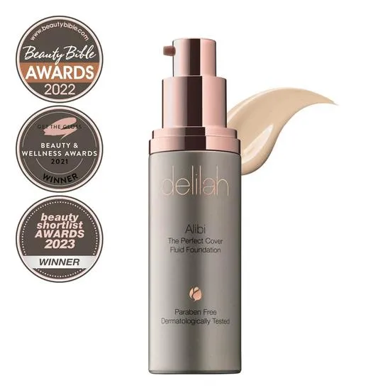 Delilah Alibi The Perfect Cover Fluid Foundation Pillow