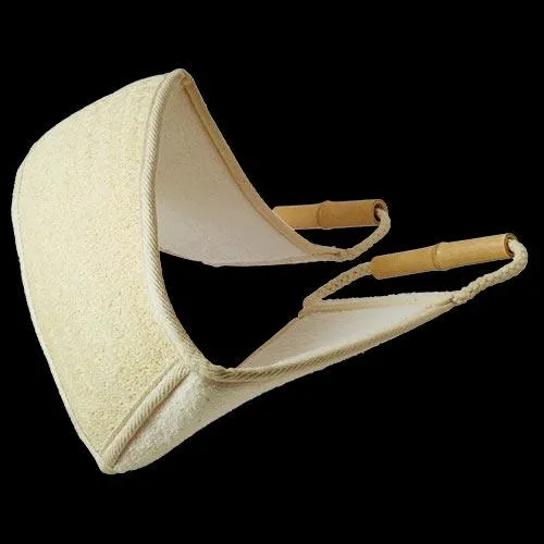 Hydrea London Bamboo & Loofah Exfoliating Back Strap
