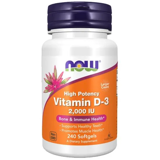 NOW Foods Vitamin D-3 2000iu