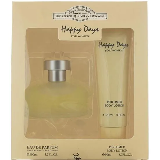 Designer French Collection Happy Days Eau De Parfum Gift Set