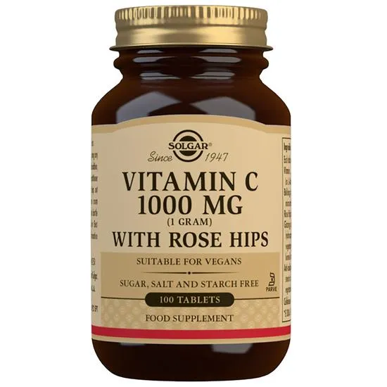 Solgar Vitamin C 1000mg With Rose Hips
