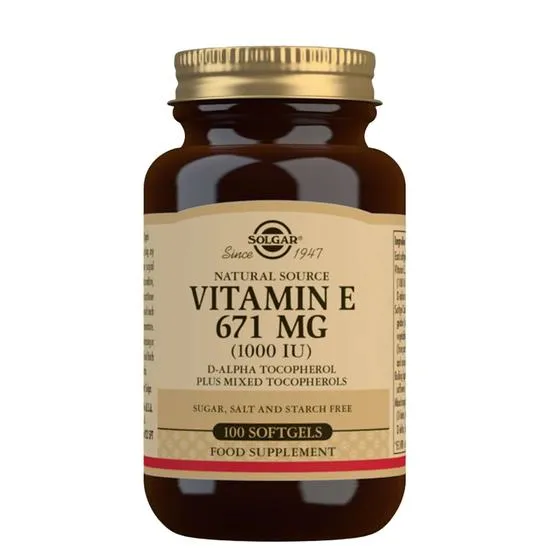 Solgar Vitamin E 671mg Natural Source Softgels