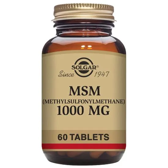 Solgar Specialty MSM 1000mg Tablets