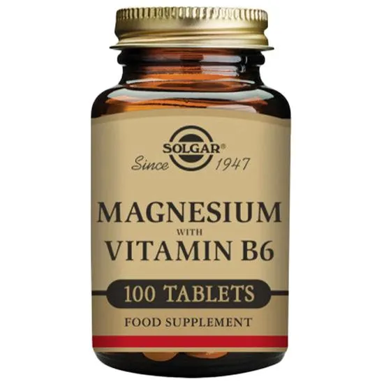Solgar Minerals Magnesium With Vitamin B6 Tablets