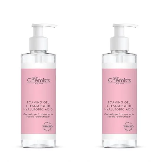 skinChemists Foaming Gel Cleanser With Hyaluronic Acid